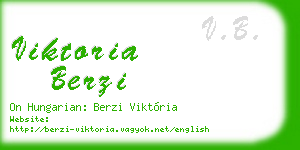 viktoria berzi business card